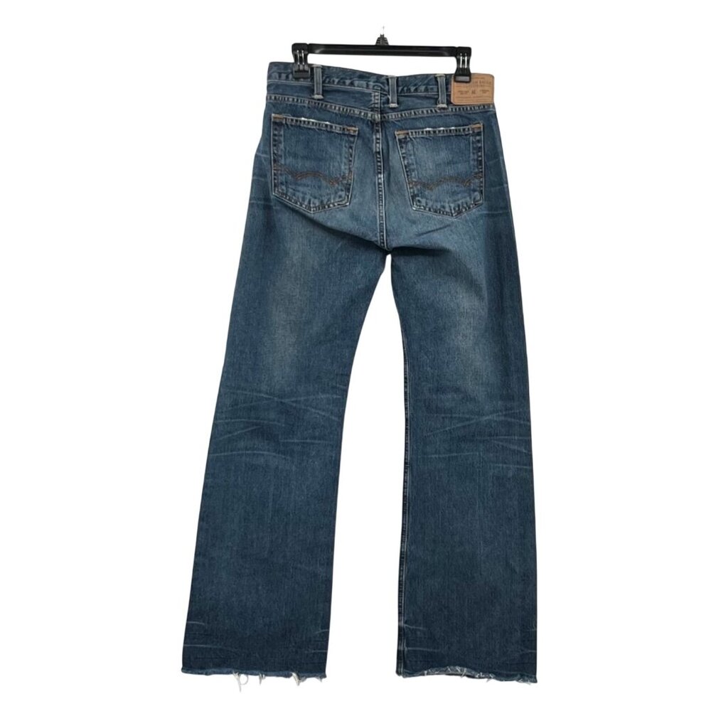 American Eagle Mens Jeans 29x30 Used Unhemmed Raw Edge 100% Cotton - Picture 4 of 16